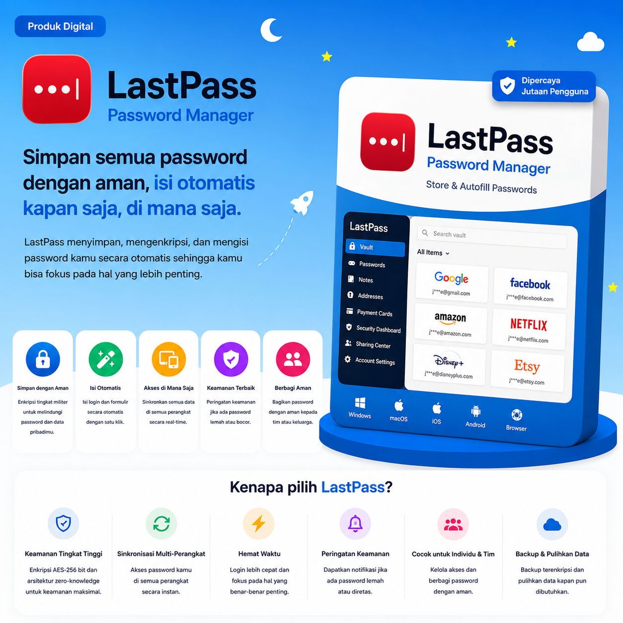 LastPass Premium ( 1 Year ) via login