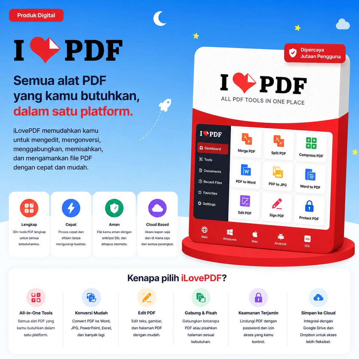 iLovePDF Premium ( 1 Year ) via login