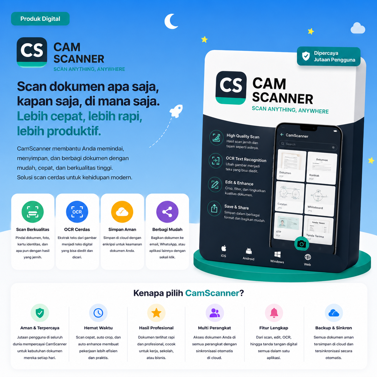 CamScanner Pro ( 1 Year ) via login