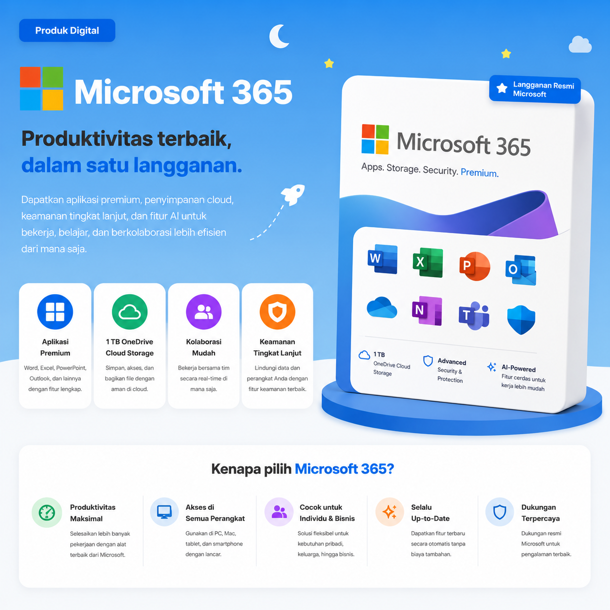 Microsoft 365 ( 1 Month ) via Invite